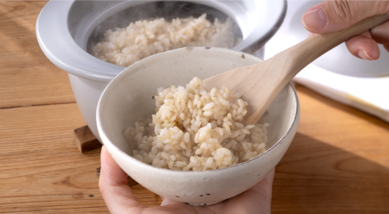 玄米炊き上がりイメージ