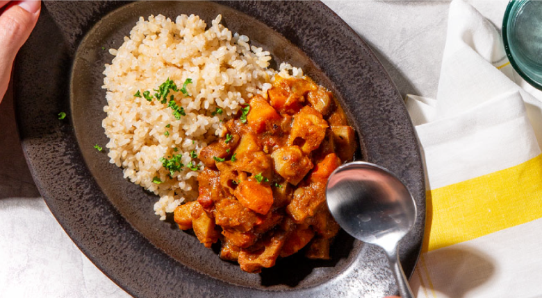 玄米カレーの写真