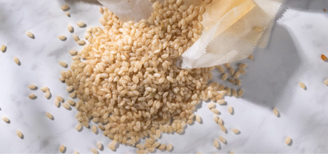 玄米生米の写真